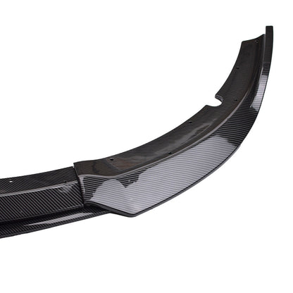 Front Bumper Lip Splitter Spoiler For Dodge Charger SRT 15-23 Carbon Fiber Style