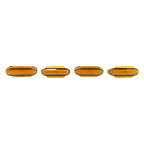 4PCS LED Amber Raptor Style Grill Marker Light Kit For 2019-2022 Toyota RAV4