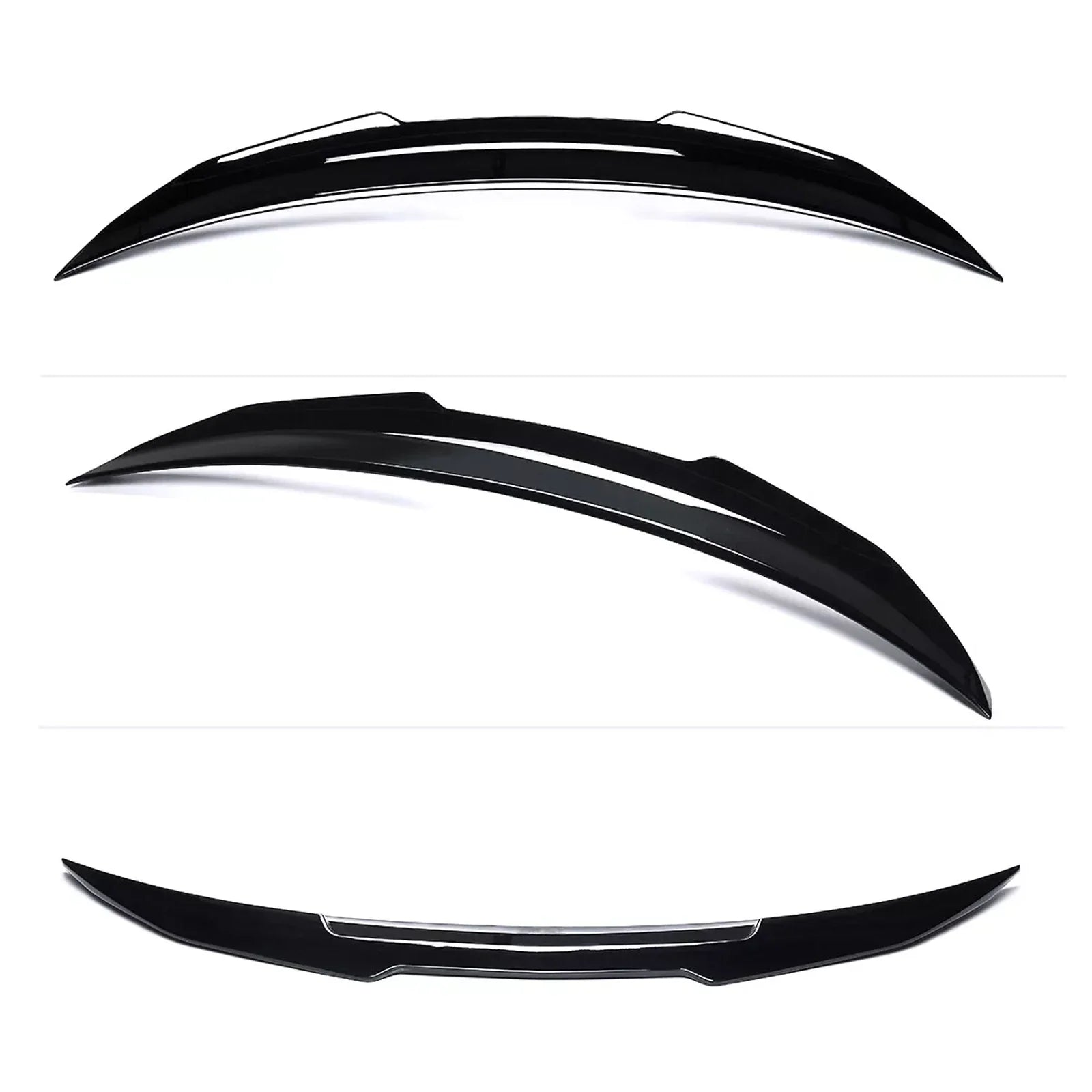 For 2014-2024 INFINITI Q50 PSM Style Rear Trunk Spoiler Wing Gloss Black 14-24