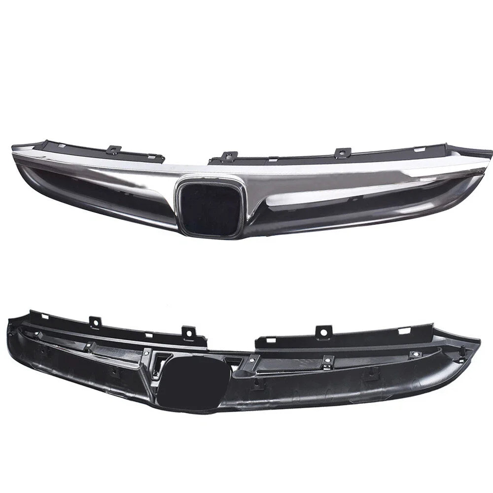 Fit 2006-2007 Honda Accord 4dr Sedan Front Bumper Chrome Grille Grill Assembly
