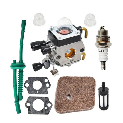 Carburetor Carb for STIHL FS55 FS45 FS46 FC55 FS38 HS45 with Fuel Line Kit
