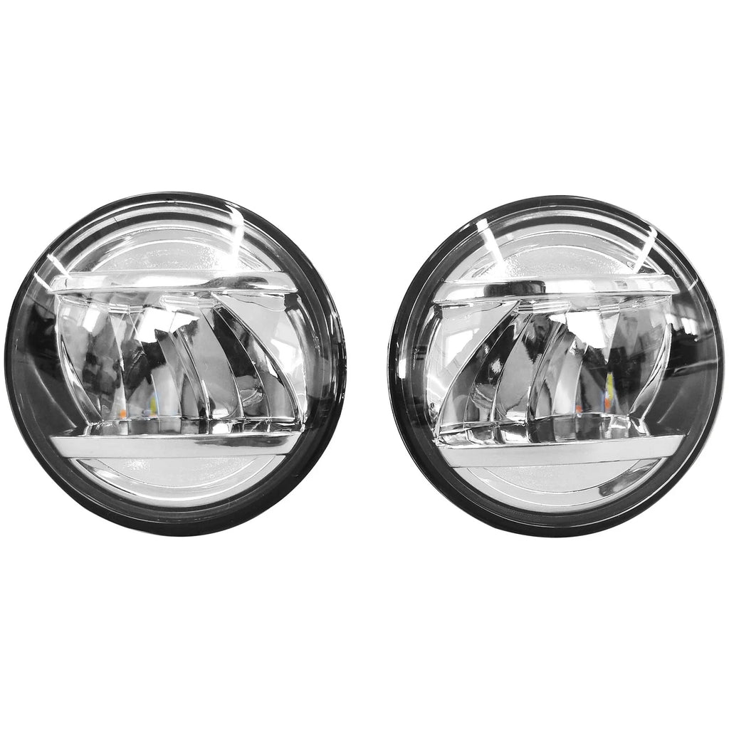 Fit 2024 Subaru Crosstrek Full LED Front Fog Lights Lamp Double light W/Switch