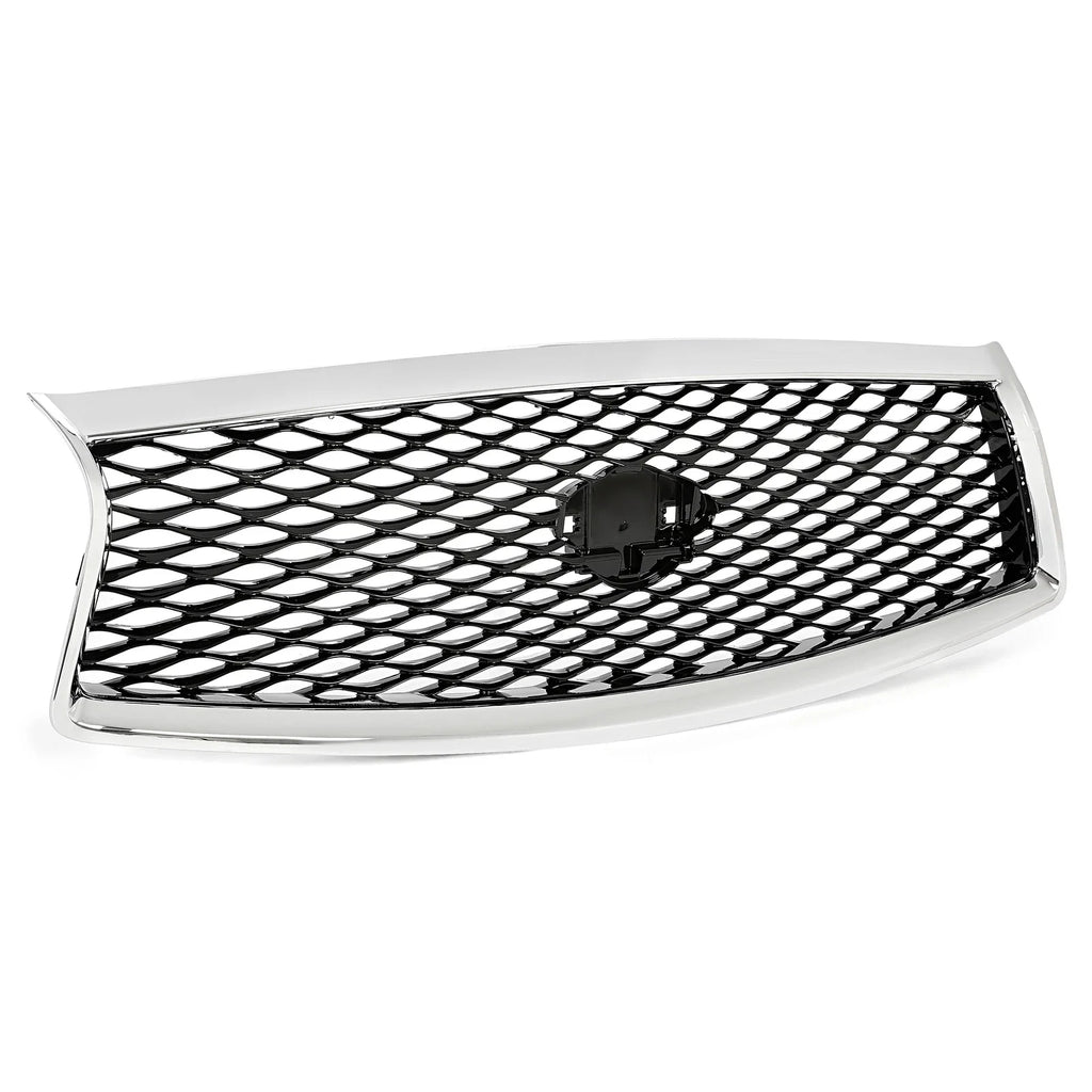 For 2014 2015 2016 2017 Infiniti Q50 Chrome Front Bumper Grille Grill Assembly