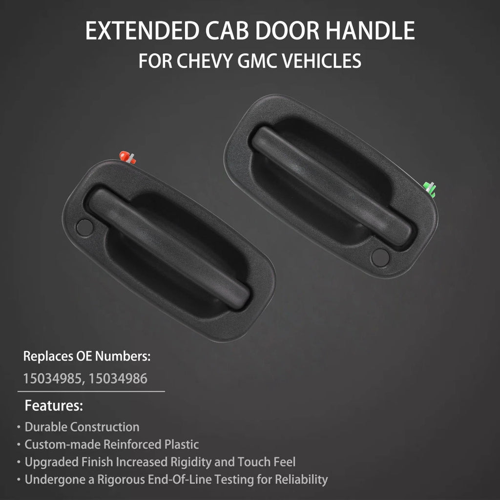 Exterior Door Handles Front Left+Right Fit 1999-2007 Chevy Silverado GMC Sierra
