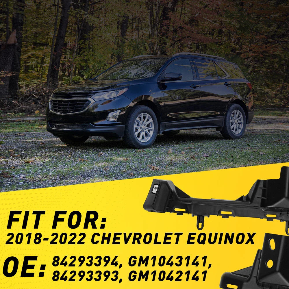 Front Bumper Reinforcement Pair Support Bracket for 2018-2022 for Chevrolet