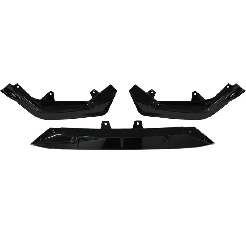 Front Bumper Lip Splitter Gloss Black 3PCS for 2022-2024 for Honda Civic Si
