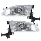 Headlight Set Left & Right FIT 1998-2000 Toyota Corolla TO2502121 TO2503121