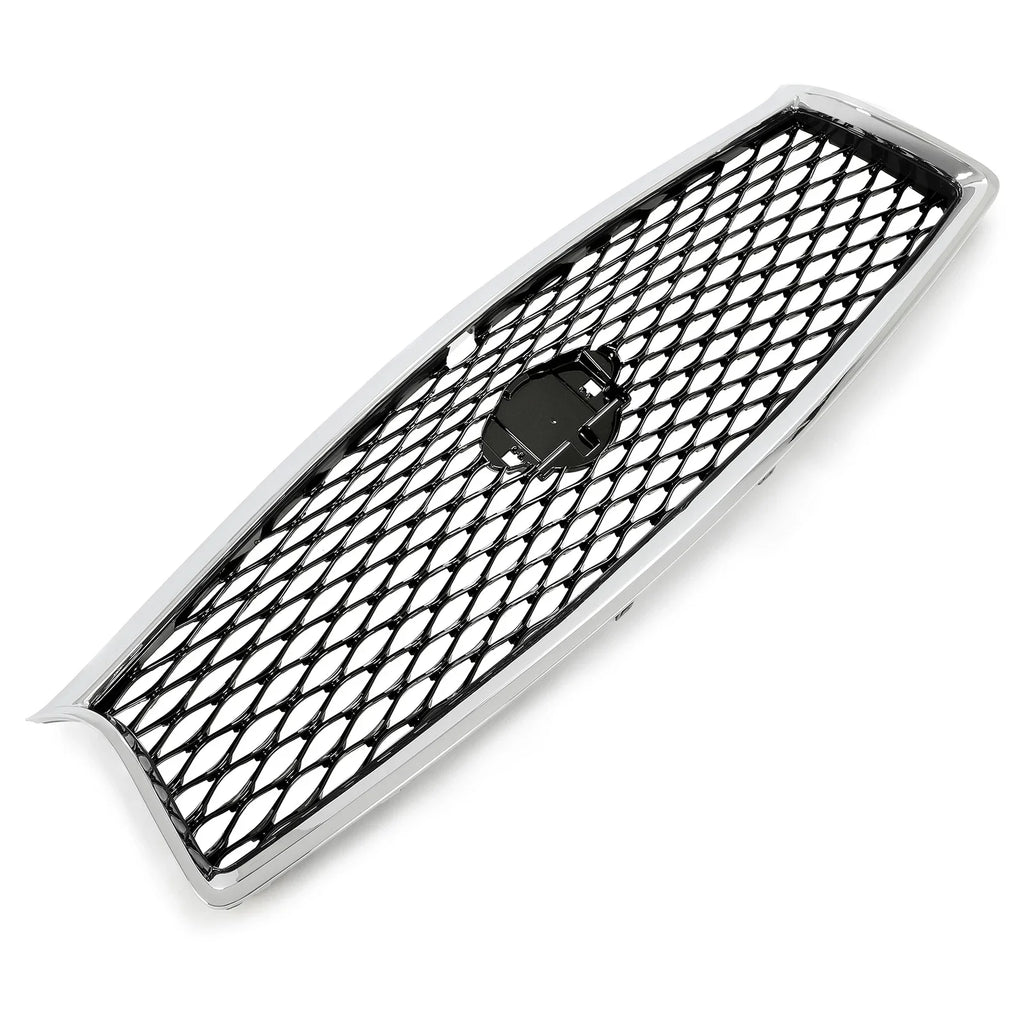 For 2014 2015 2016 2017 Infiniti Q50 Chrome Front Bumper Grille Grill Assembly