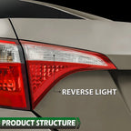 Inner Left Driver Side Tail Light Brake Lamp for 2014 15 2016 for Toyota Corolla