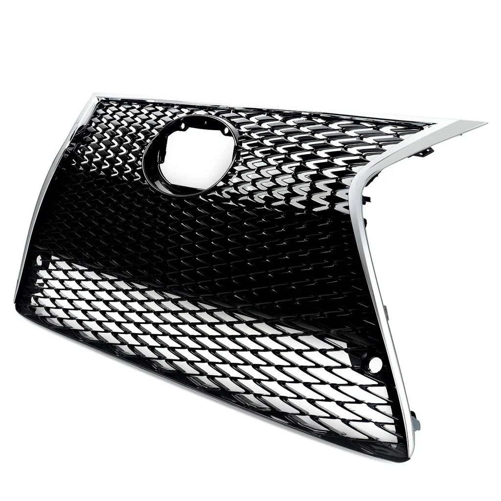 For 14-16 Lexus IS200t IS250 IS350 F Sport Front Bumper Grille Gloss Black 2014