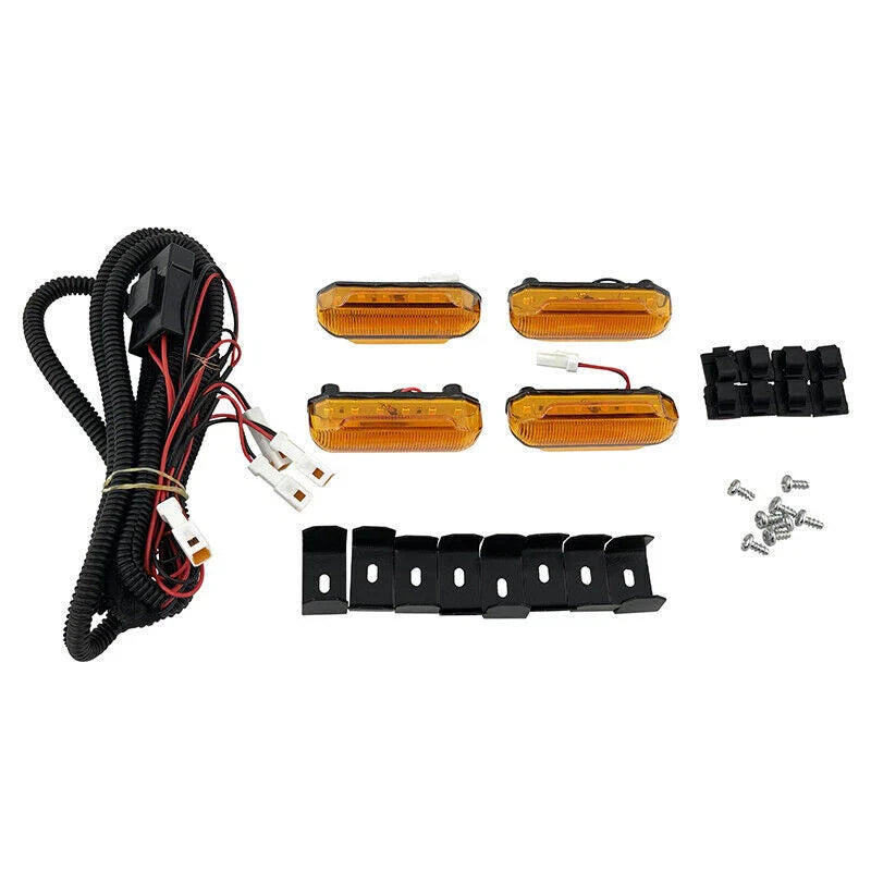 ZZ2V00966 4PCS LED Amber Grill Marker Light Kit for 2019-2022 for Toyota RAV4