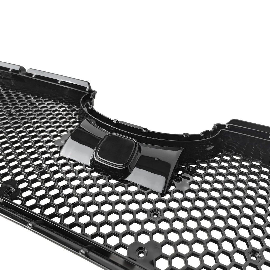 Front Bumper Honeycomb Chrome Trim Grille for 2019-21 for Toyota Rav4