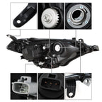 Headlights Headlamps For 2014 2015 2016 Toyota Corolla Left Driver Side Halogen