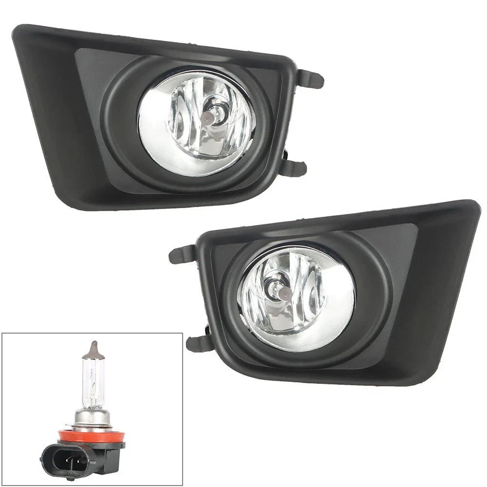 Clear Fog Lights Bumper Driving Lamp+Switch+Bulbs For 2012-2015 Toyota Tacoma