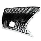 For 14-16 Lexus IS200t IS250 IS350 F Sport Front Bumper Grille Gloss Black 2014