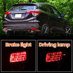 Pair Tail lights For 2016-2022 Honda HR-V HRV Rear Brake Lamp Assembly W/O Bulbs