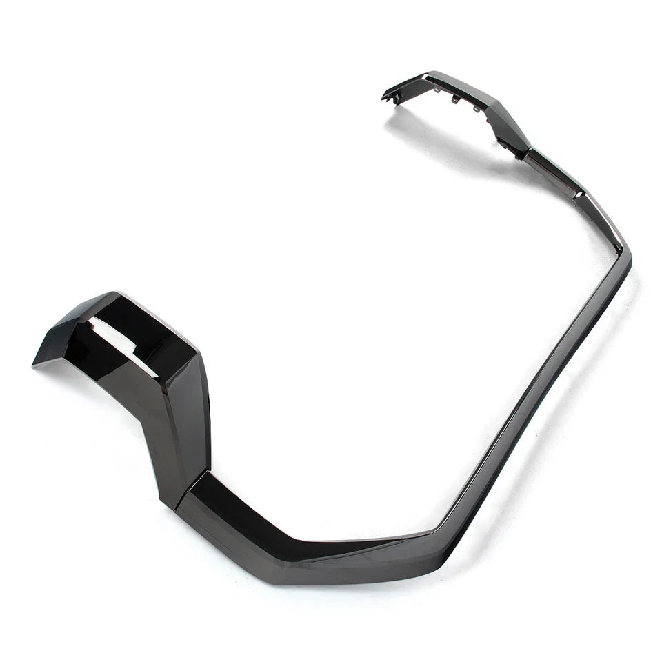Front Bumper Grille Trim Molding Cover For Toyota Tundra 2022-2024 Glossy Black