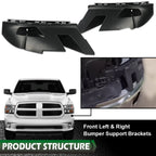 Pair Front Bumper Bracket Support Retainer Fit 2013-2019 Ram 1500 Classic LH RH