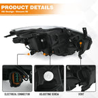 Full LED Headlight Headlamp Right Passenger Side for 2015-2018 for Nissan Murano