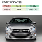 Left Headlights For 2015 2016 2017 Toyota Camry Driver Side Headlamps Halogen