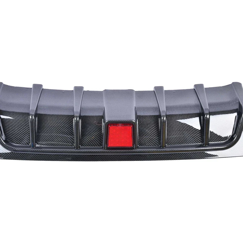 Rear Bumper Diffuser Lip LED Brake DRL Light for 2018-2023 for Infiniti Q50