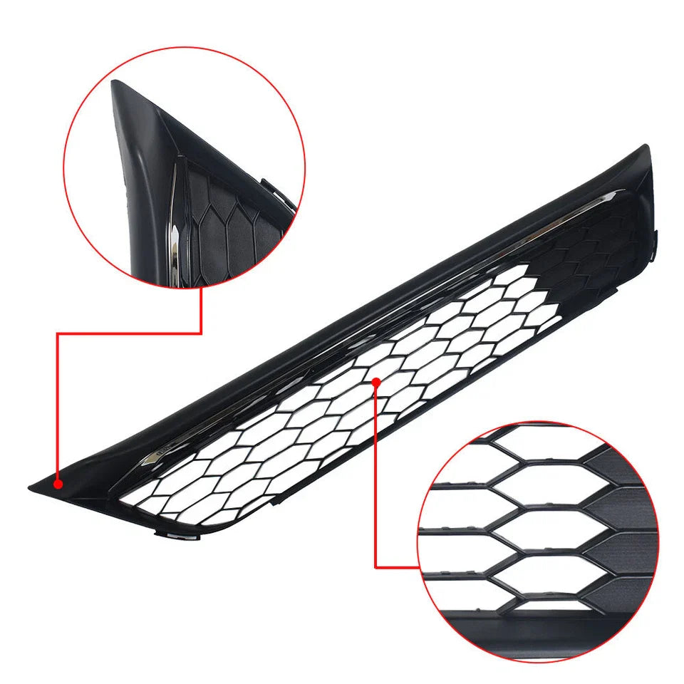 71152T2FA50 Front Lower Grill w/ Chrome Trim for 2016 2017 for Honda Accord