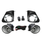 Bumper Chrome Driving Fog Lights Lamps Pair for 2011-2013 for Toyota Corolla