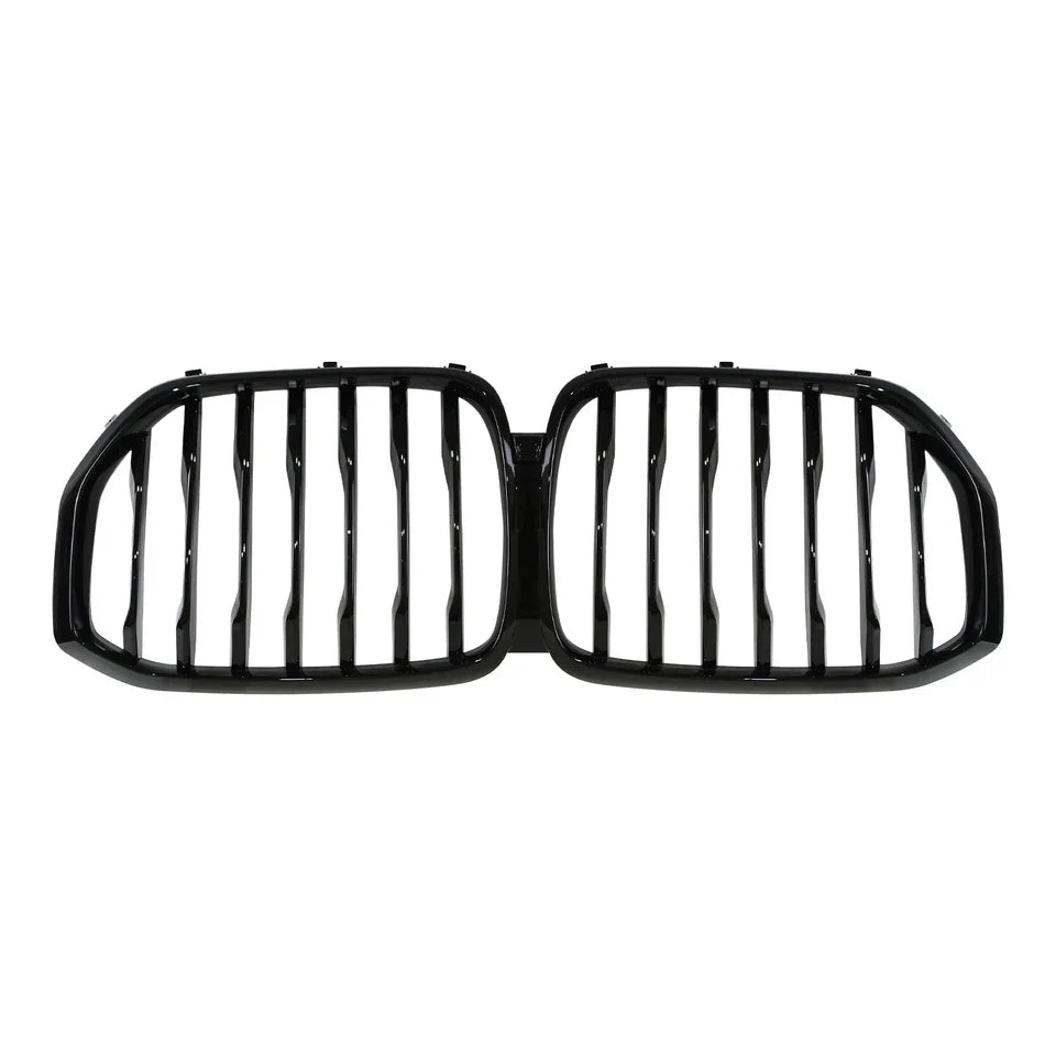 For BMW X5 G05 2019-2021 2022 2023 Gloss Black M-Performance Front Kidney Grille