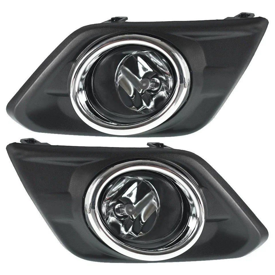 For 2014-2016 Nissan Rogue Bumper Lower Grille LH+RH Fog Light SET