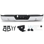 Chrome Rear Step Bumper for 2009-2018 for Dodge Ram 1500 w/ Dual Exhaust