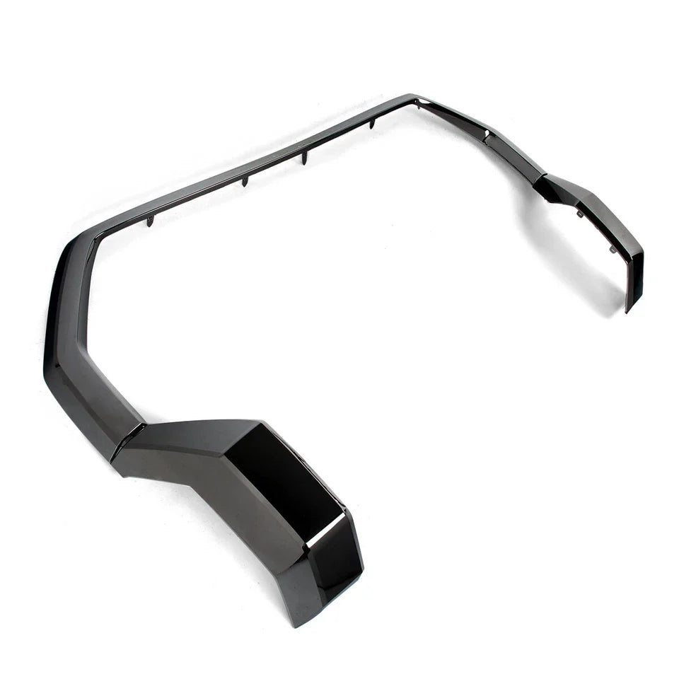 Front Bumper Grille Trim Molding Cover For Toyota Tundra 2022-2024 Glossy Black