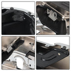 For 2019 2020-2024 Chevy Silverado GMC Sierra 1500 Rear Bumper Assembly Chrome